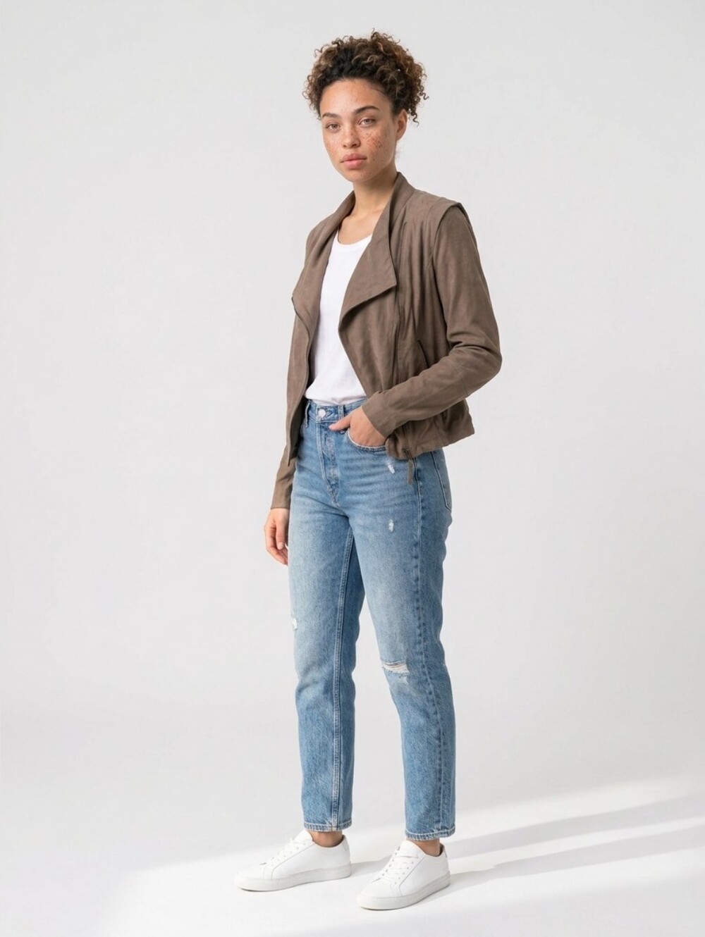 Blank NYC Lightweight Taupe Jacket Size Small NWT